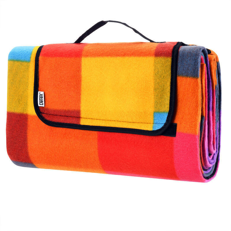 foto del prodotto detex coperta da picnic impermeabile termoisolante lavabile 1 6 persone giochi bimbi outdoor mare 200x200cm, pixel de 
