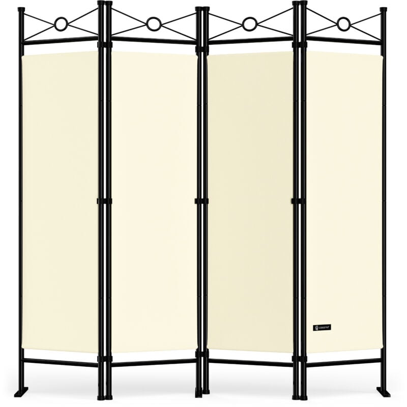 foto del prodotto deuba divisorio 180x160cm pieghevole separ per privacy soggiorno crema
