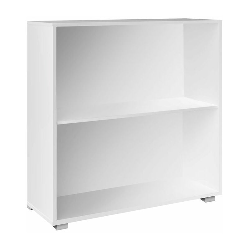 foto del prodotto deuba libreria scaffale mobile casa ufficio soggiorno archiviazione colore e modello a scelta 2 shelf white en 