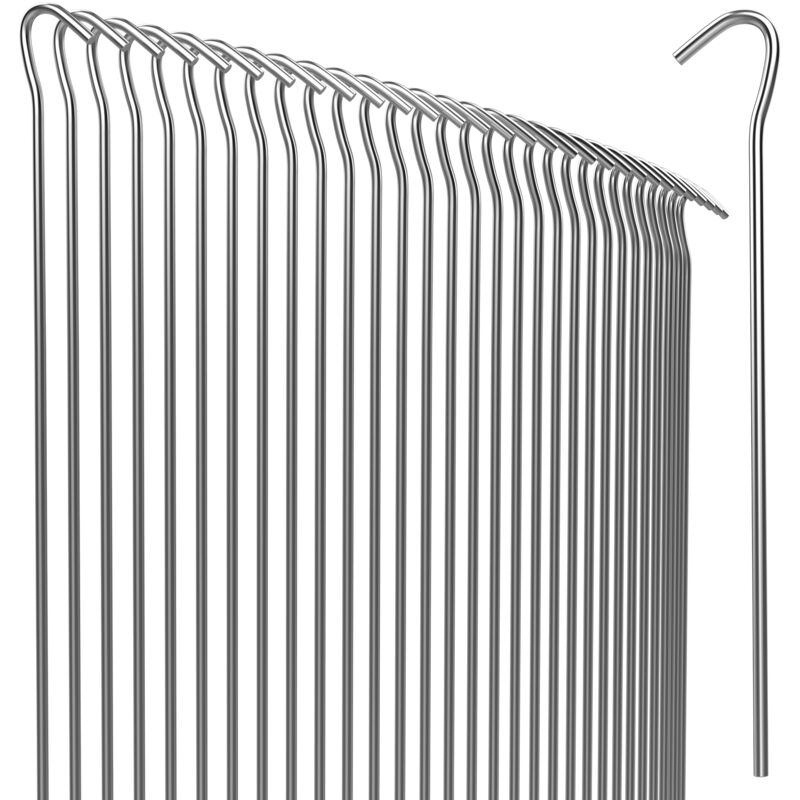 foto del prodotto deuba picchetti chiodi di ancoraggio a terra 3,5 mm in acciaio zincato set 50 pz.