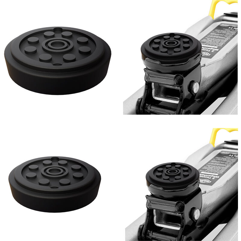 foto del prodotto deuba tampone in goma universale per cric idraulico o sollevatore per veicoli 2er set 39,5x15mm 52x14mm de 