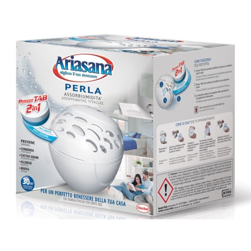 foto del prodotto deumidificatore ariasana power tab micro henkel ai cristalli attivi