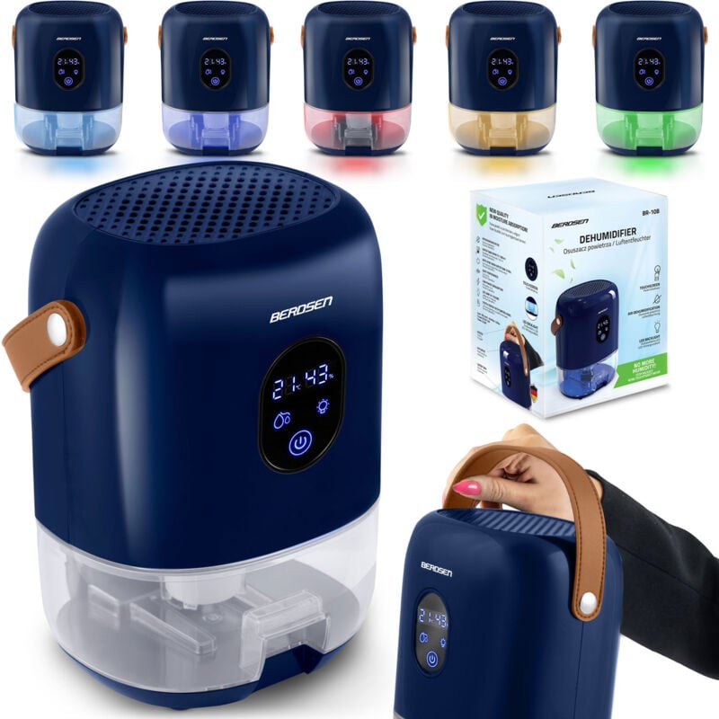 foto del prodotto deumidificatore d aria assorbitore di umidit berdsen br 10b, blu navy