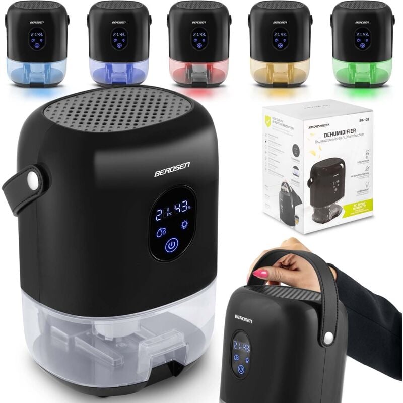 foto del prodotto deumidificatore d'aria - assorbitore di umidità berdsen br-10b, nero