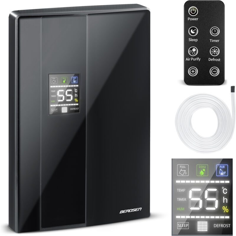 foto del prodotto deumidificatore d aria assorbitore di umidit berdsen br 20d nero