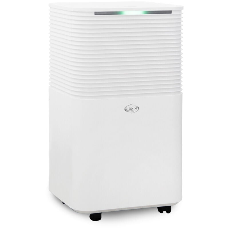 foto del prodotto deumidificatore lilium art 11 capacità di deumidificazione 11 litri 24h superficie consigliata 15 mq capacità tanica 2 litri colore bianco - argo