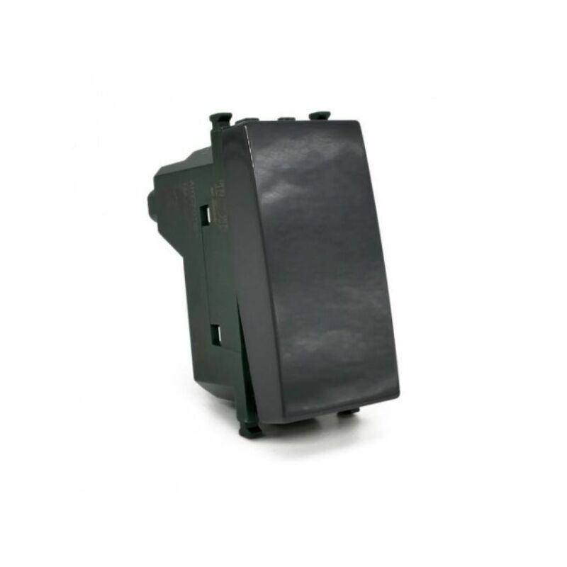 foto del prodotto deviatore 16a 250v vimar plana nero compatibile