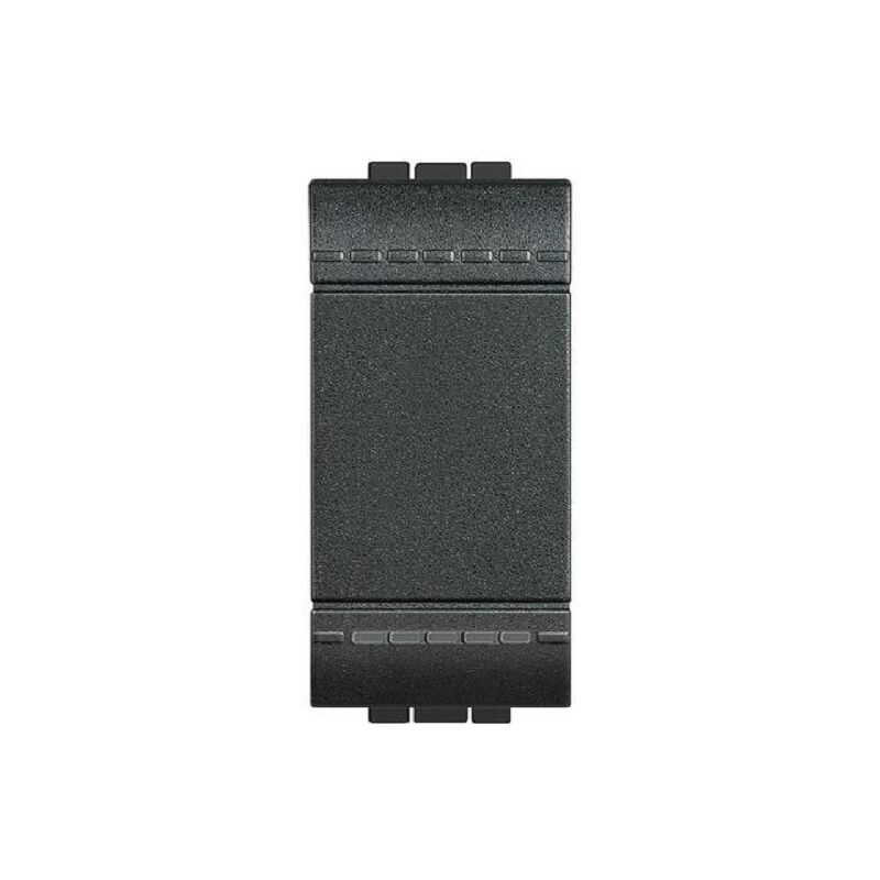 foto del prodotto deviatore 1p 16a 1 modulo antracite living international