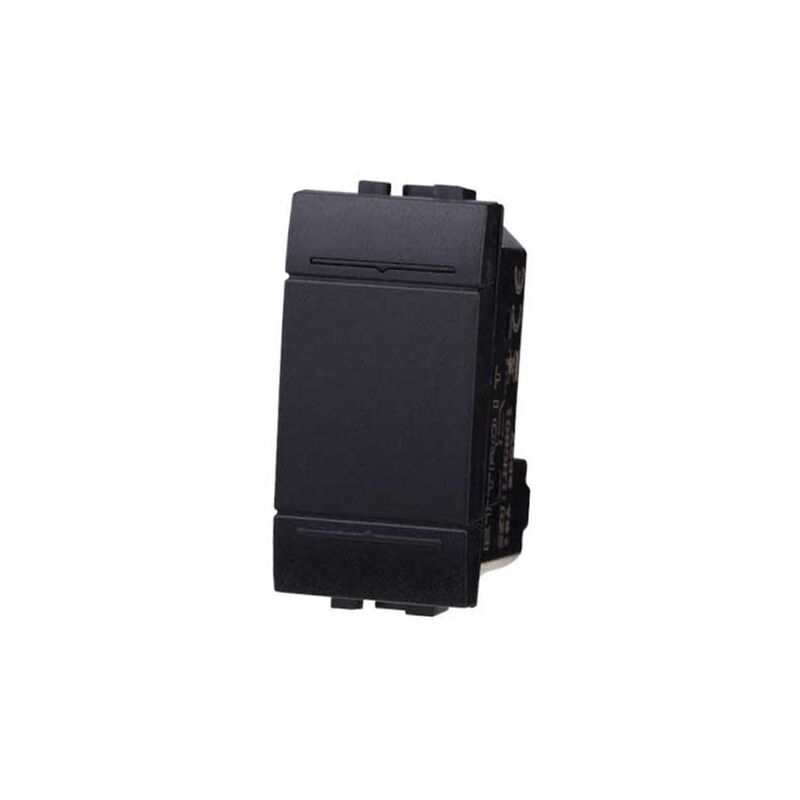 foto del prodotto deviatore 1p 16a compatibile bticino livinglight colore nero