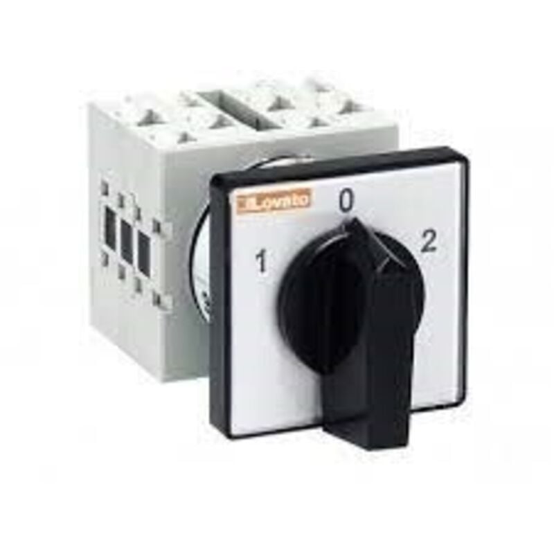 foto del prodotto deviatore 2p 2pos. montaggio frontale lovato cod. gx2055u 