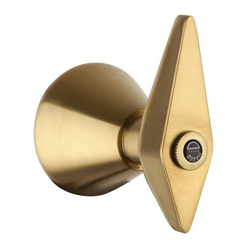 foto del prodotto deviatore ad incasso a 2 vie con corpo incasso incluso in finitura ottone spazzolato mamoli gio ponti 25130000002g ottone spazzolato