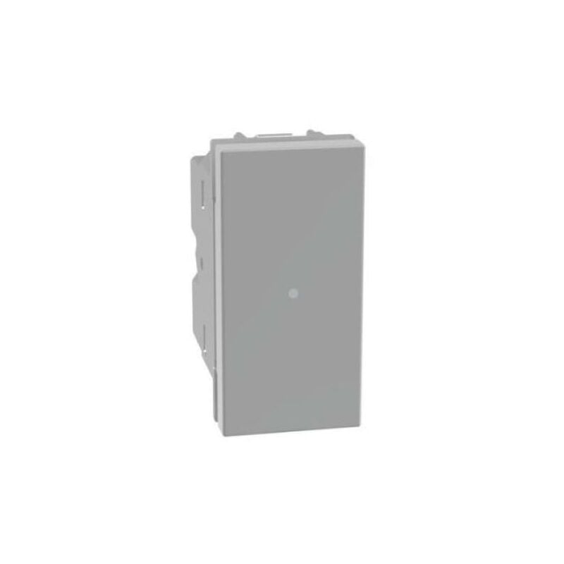 foto del prodotto deviatore assiale bticino matixgo 1p 10ax illuminabile grigio jg4053