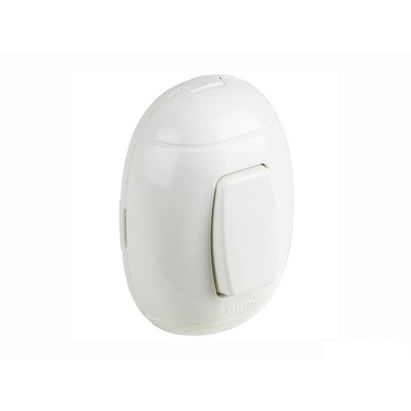 foto del prodotto deviatore ovale 20w 10a 250v colore bianco sp53bf - bticino