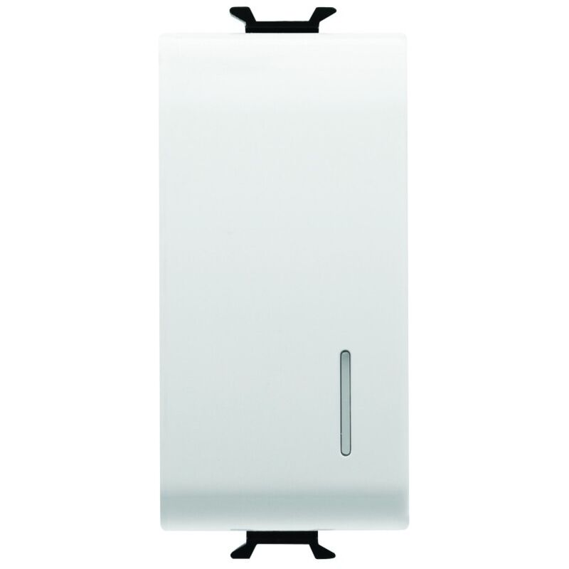 foto del prodotto deviatore unipolare 1m 1p 16ax illuminabile loc.bianco gewiss cod. gw10052