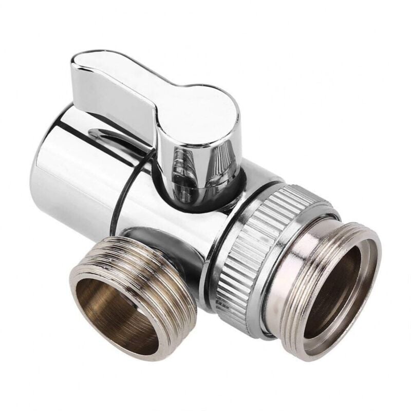 foto del prodotto deviatore universale con by-pass laterale in ottone per doccetta 1 2'