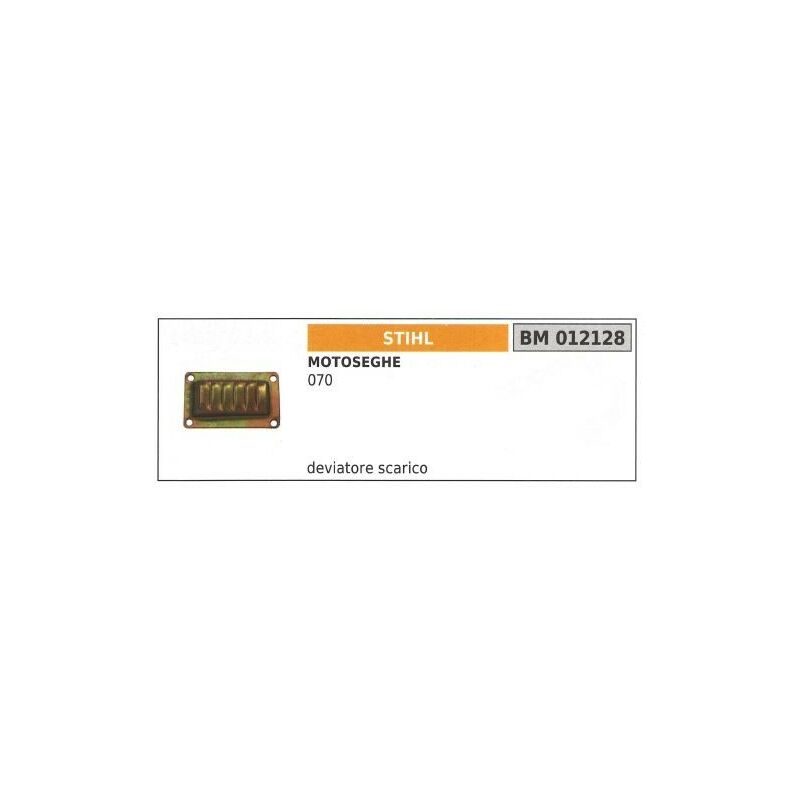 foto del prodotto deviazione scarico marmitta stihl motosega 070 012128