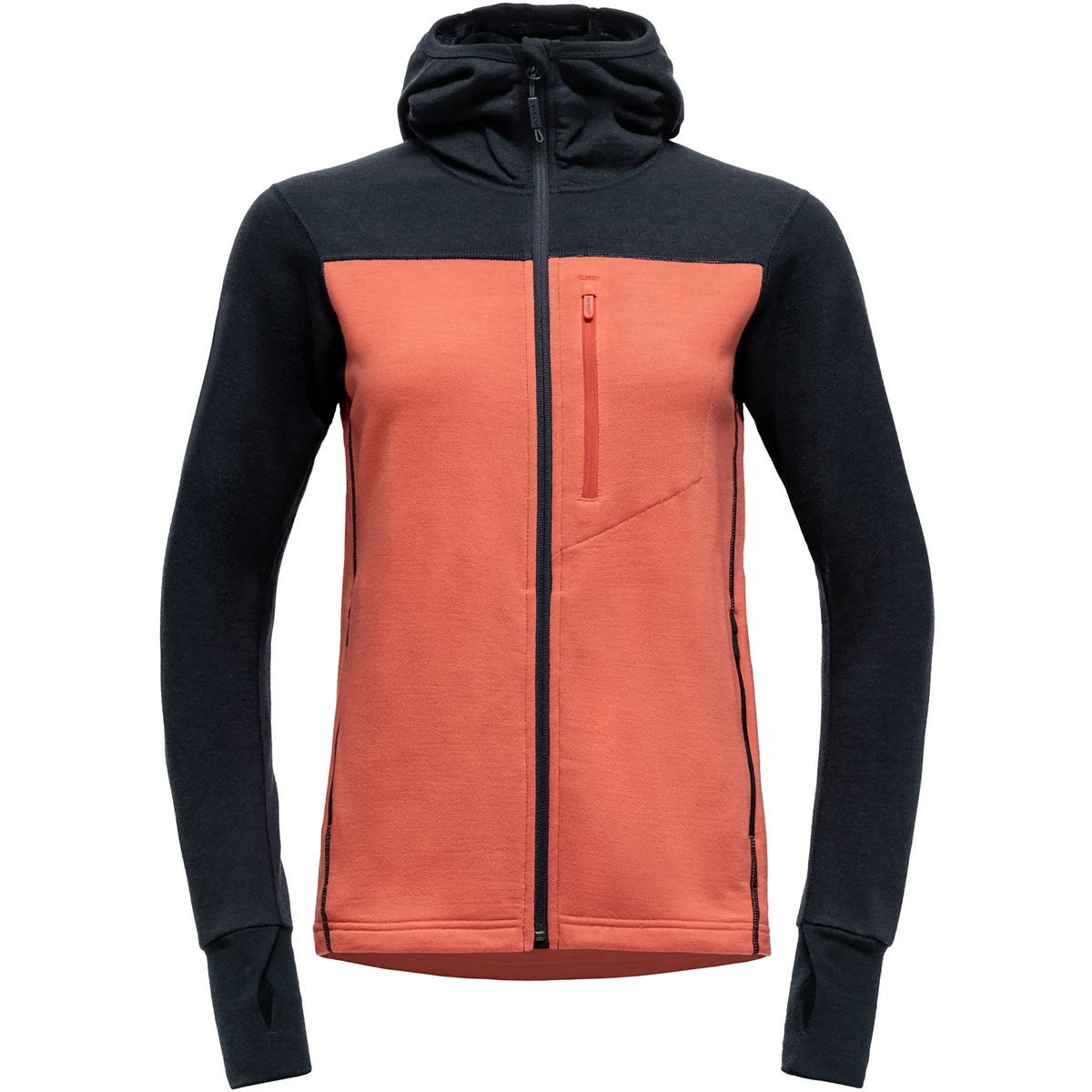foto del prodotto devold donna giacca explorer merino hoodie