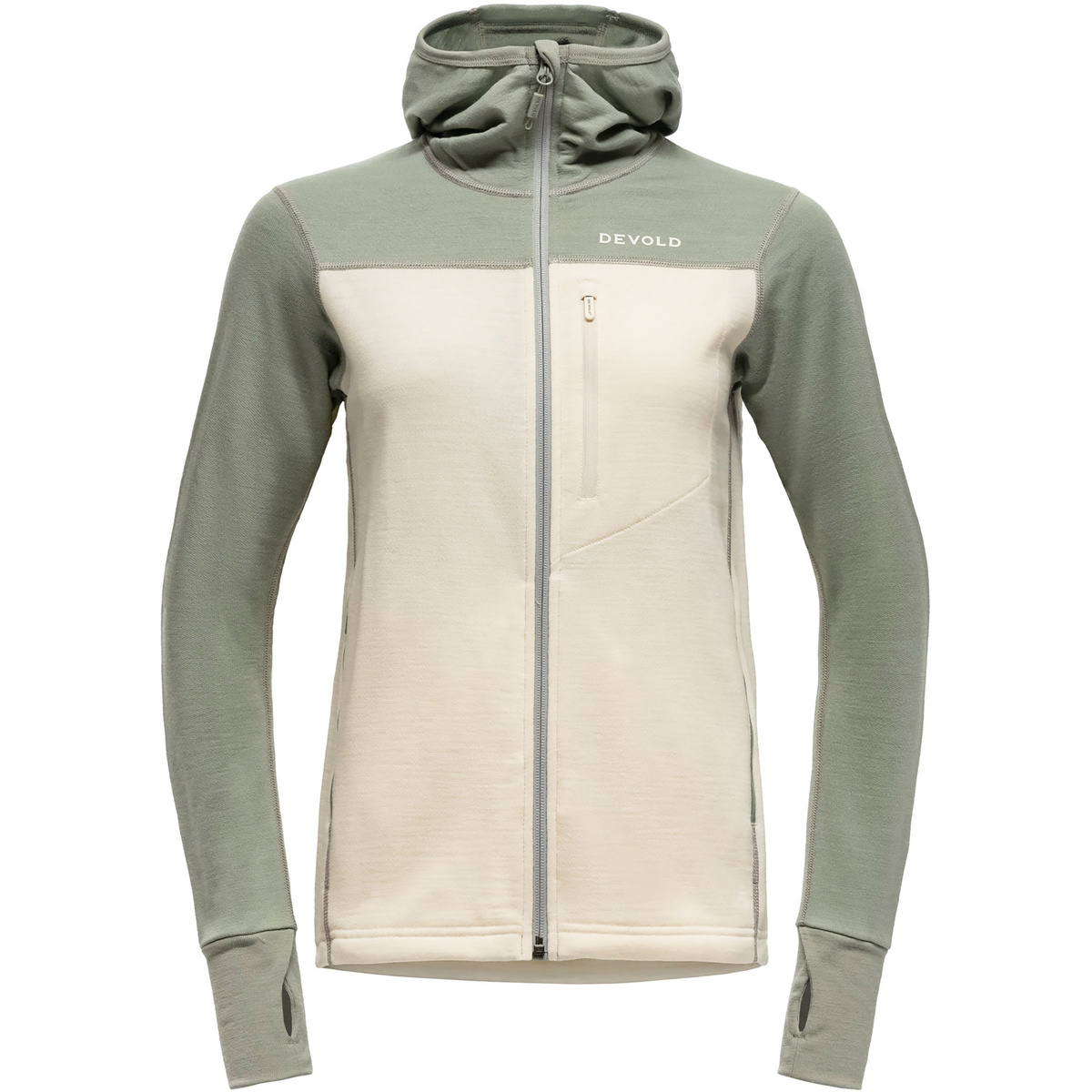 foto del prodotto devold donna giacca explorer merino hoodie