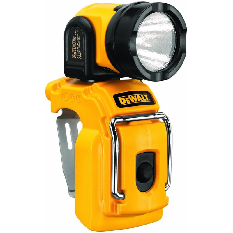 foto del prodotto dewalt 10,8v torcia led a batteria con testa rotante, dcl510n xj