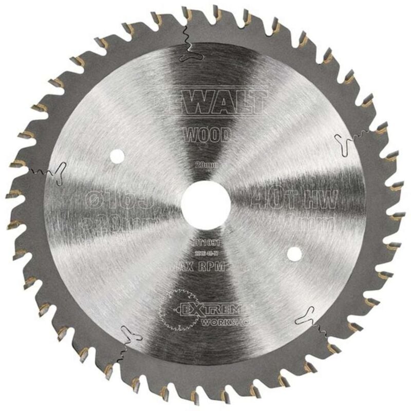 foto del prodotto dewalt accessori disco da taglio per legno, 165x20 mm, 40 denti dt1091