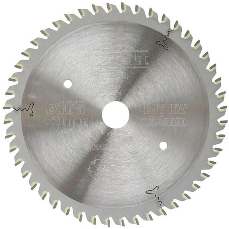foto del prodotto dewalt accessori disco da taglio per legno, 165x20 mm, 48 denti dt1090