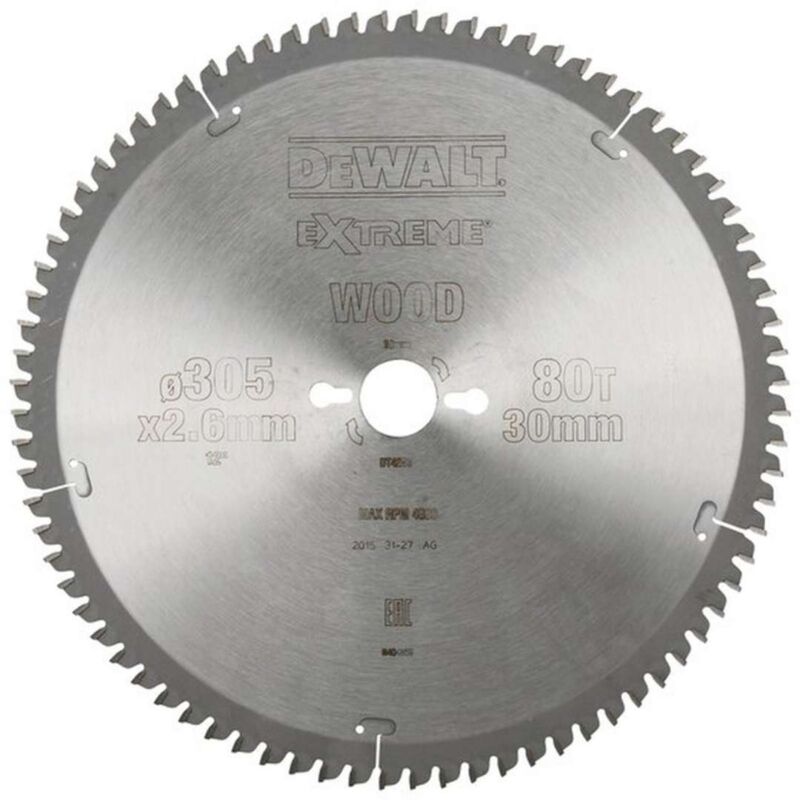 foto del prodotto dewalt accessori lama circolare 305x30 mm, 80 denti dt4283