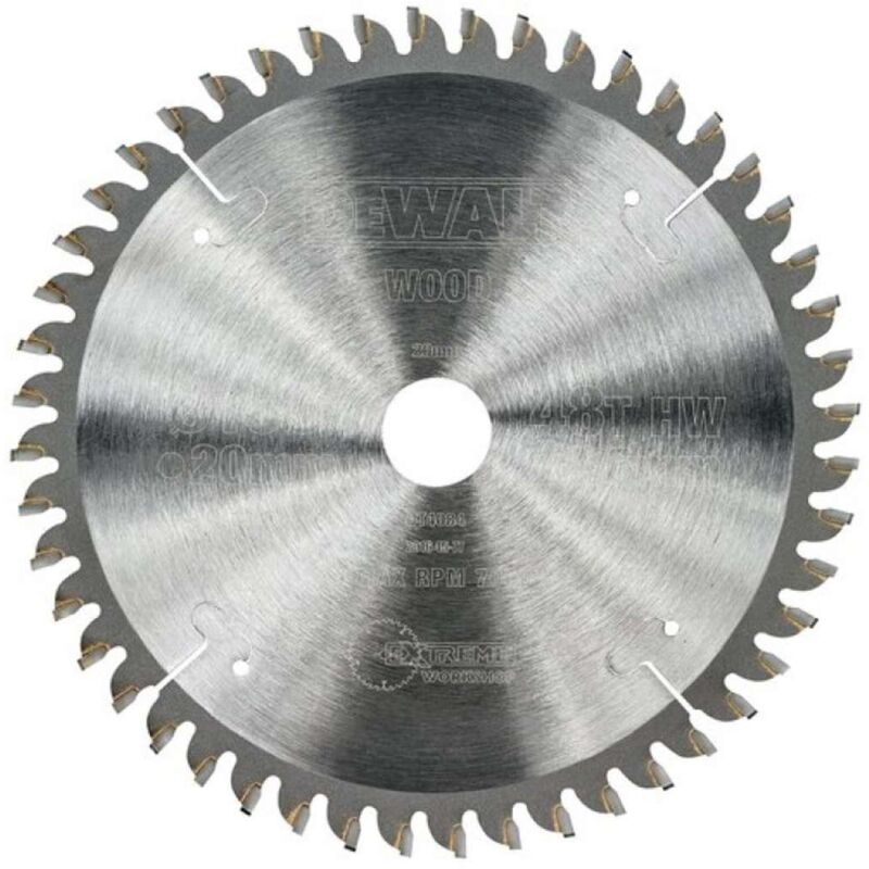 foto del prodotto dewalt accessori lama circolare per legno 160x20 mm, 48 denti dt4084