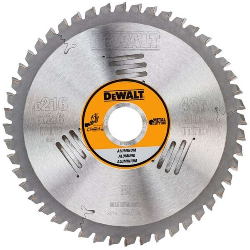 foto del prodotto dewalt accessori lama da sega per metallo 216x30 mm, 48 denti dt1914