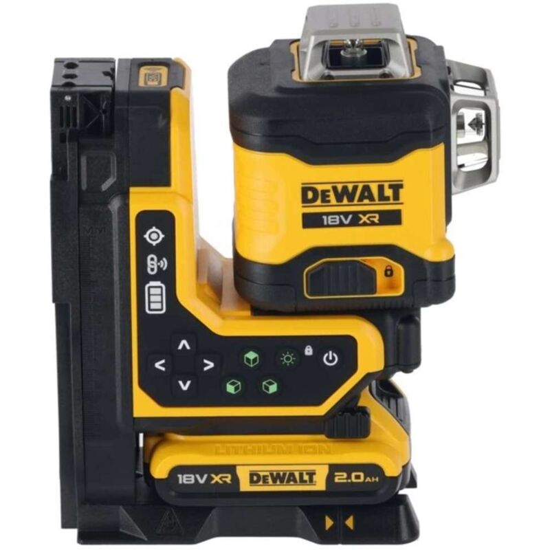 foto del prodotto dewalt accessori laser a croce a batteria 18 v, portata 100 m, senza batteria e caricabatterie dcle34035b