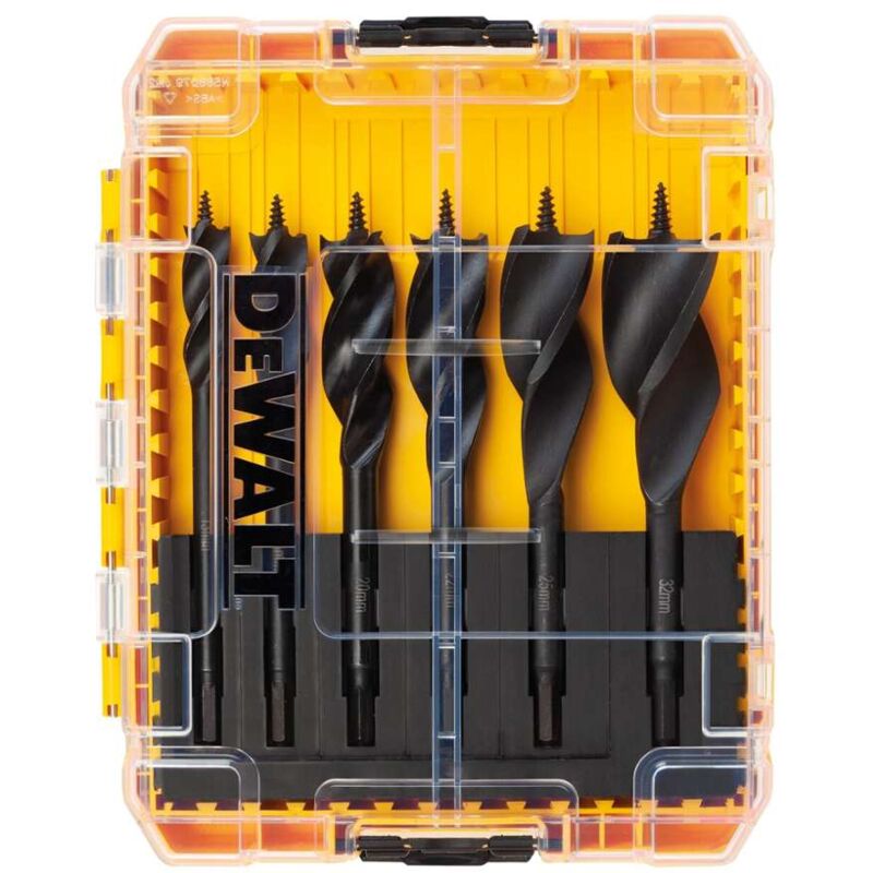 foto del prodotto dewalt accessori set da 6 pezzi di punte per legno a tre scanalature dt90238