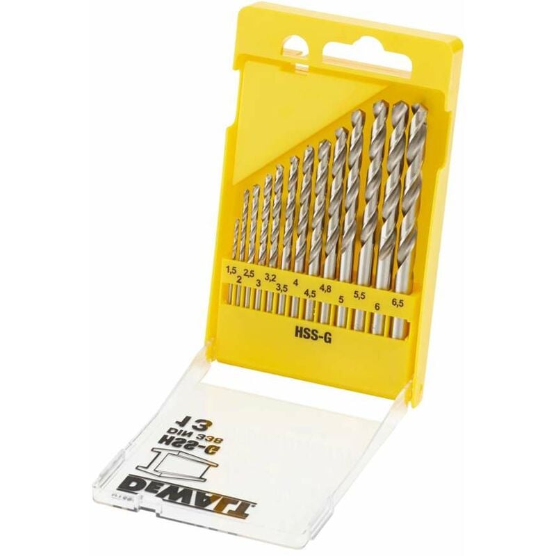 foto del prodotto dewalt accessori set di 13 punte da trapano per metallo dt5922