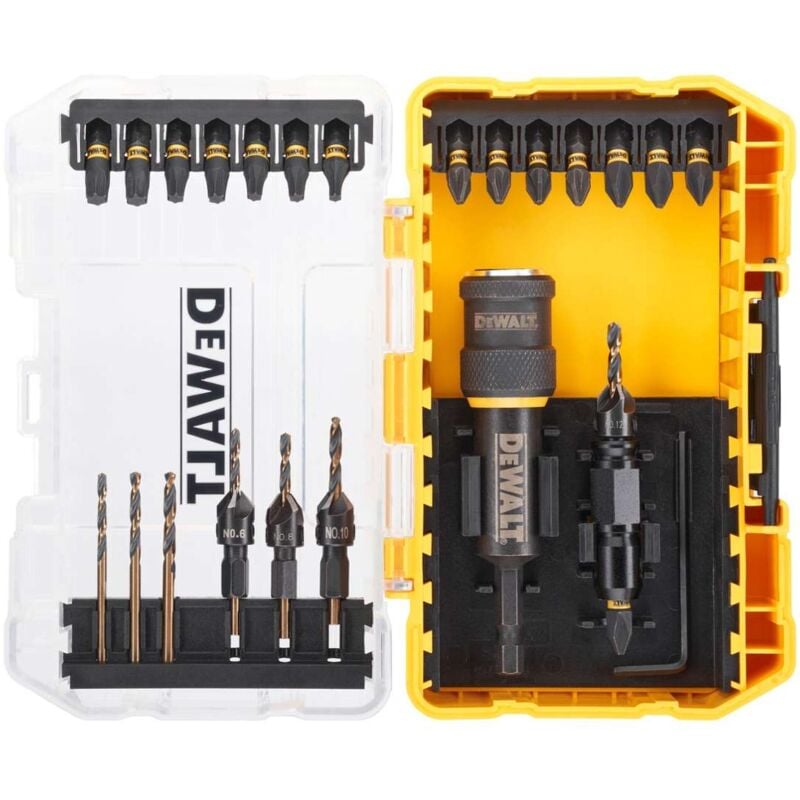 foto del prodotto dewalt accessori set di inserti e accessori flip and drive, tough case dt70779t