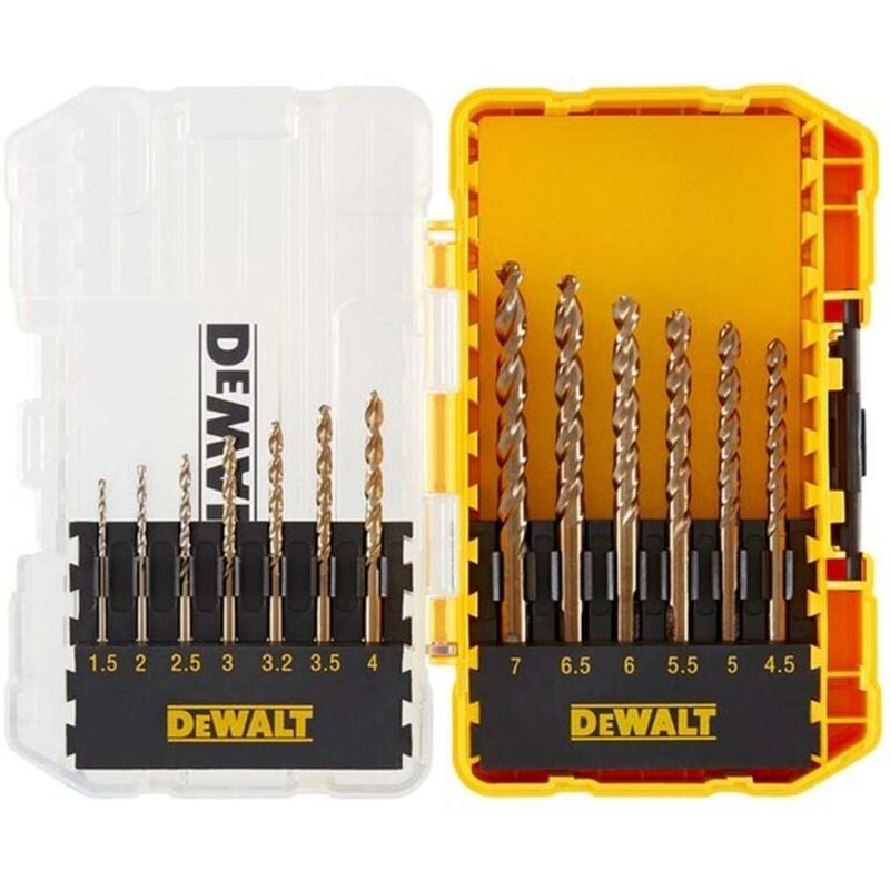 foto del prodotto dewalt accessori set di punte da trapano per metallo da 13 pezzi dt70710