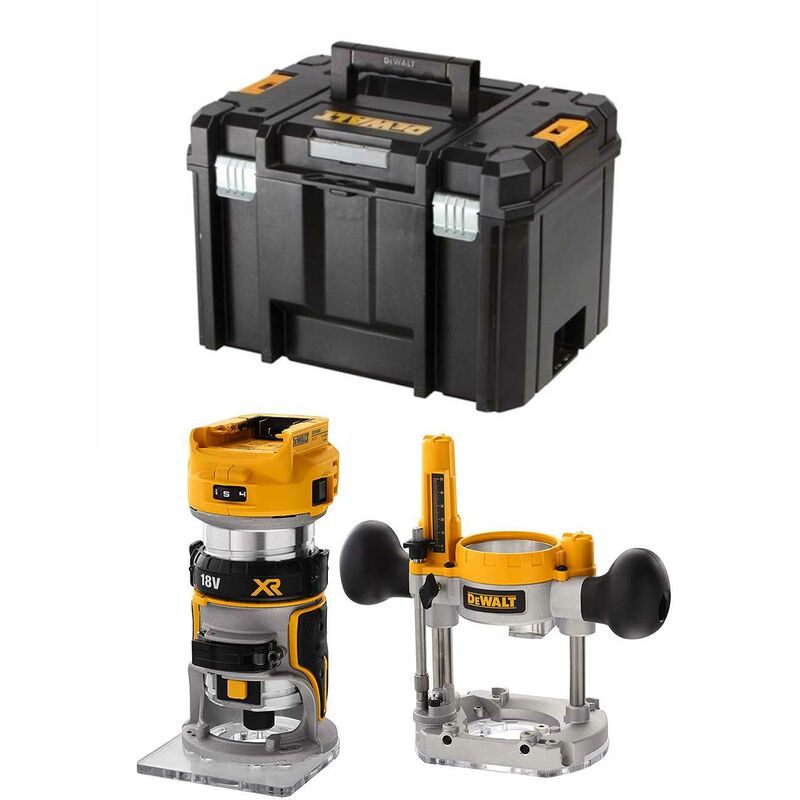 foto del prodotto dewalt affleureuse d fonceuse brushless 18v machine nue coffret tstak dcw604nt