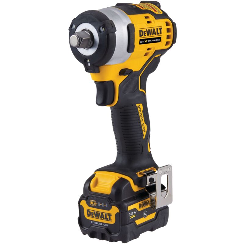 foto del prodotto dewalt avvitatore a impulsi a batteria dcf901p1g, 1 2 , 12 volt, 1x 5,0 ah e caricabatterie