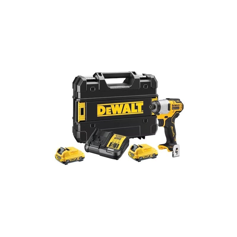 foto del prodotto dewalt avvitatore ad impulsi dcf801d2 qw 12v 2ah