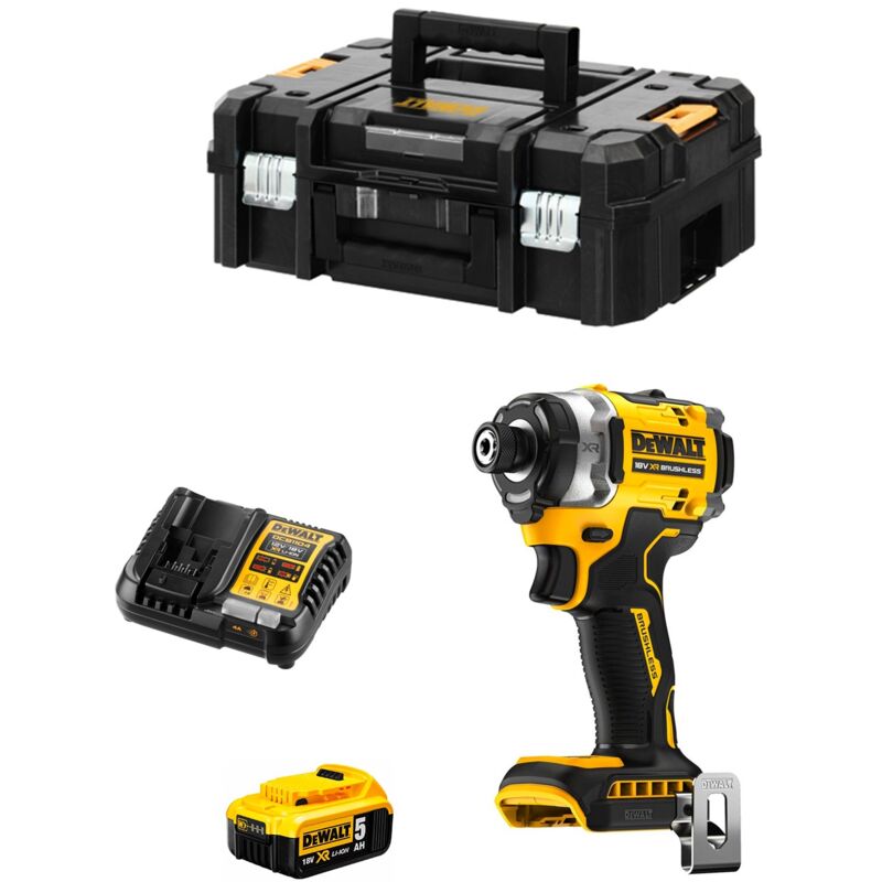 foto del prodotto dewalt avvitatore ad impulsi dcf860p1 1 x 5,0 ah dcb1104 tstak ii 