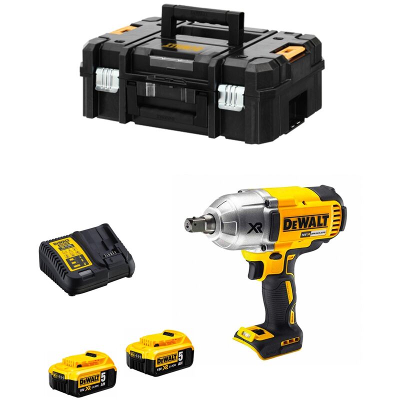 foto del prodotto dewalt avvitatore ad impulsi dcf899p2t 2 x 5,0 ah dcb115 tstak ii 
