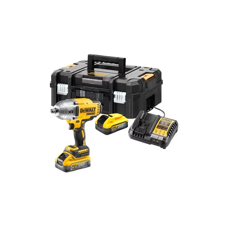 foto del prodotto dewalt avvitatore senza spazzole 18v 1 2 xr 5ah li ion 1396 nm anello di sicurezza dcf900h2t qw