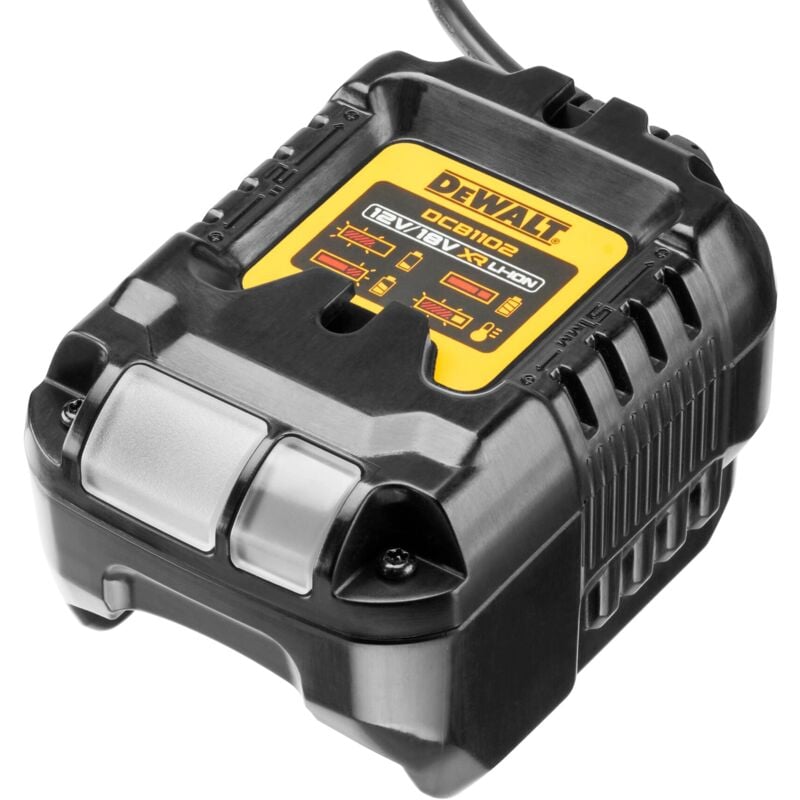 foto del prodotto dewalt caricabatterie dcb1102 qw 12v 18v