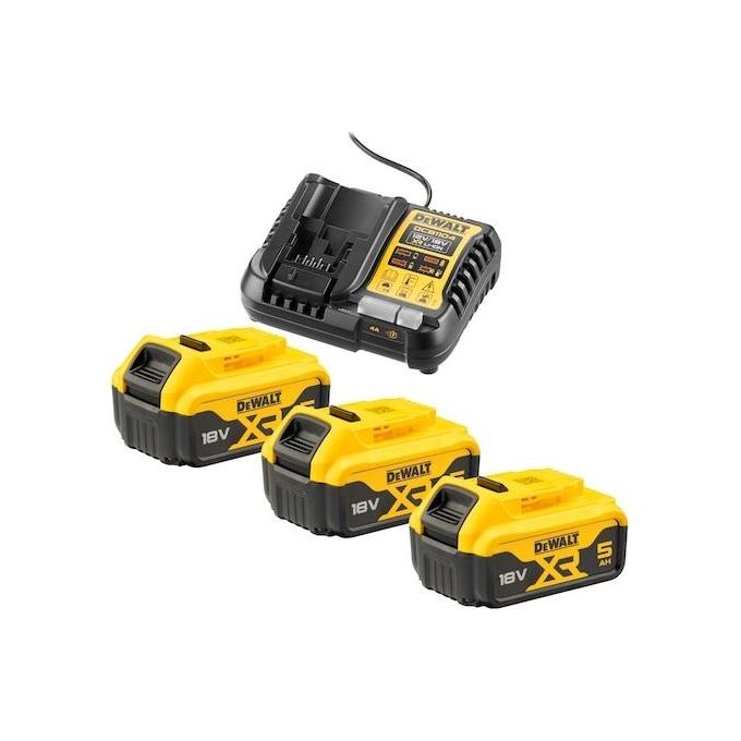foto del prodotto dewalt dcb1104p3-qw batteria e caricabatteria per utensili elettrici set batteria e caricabatterie