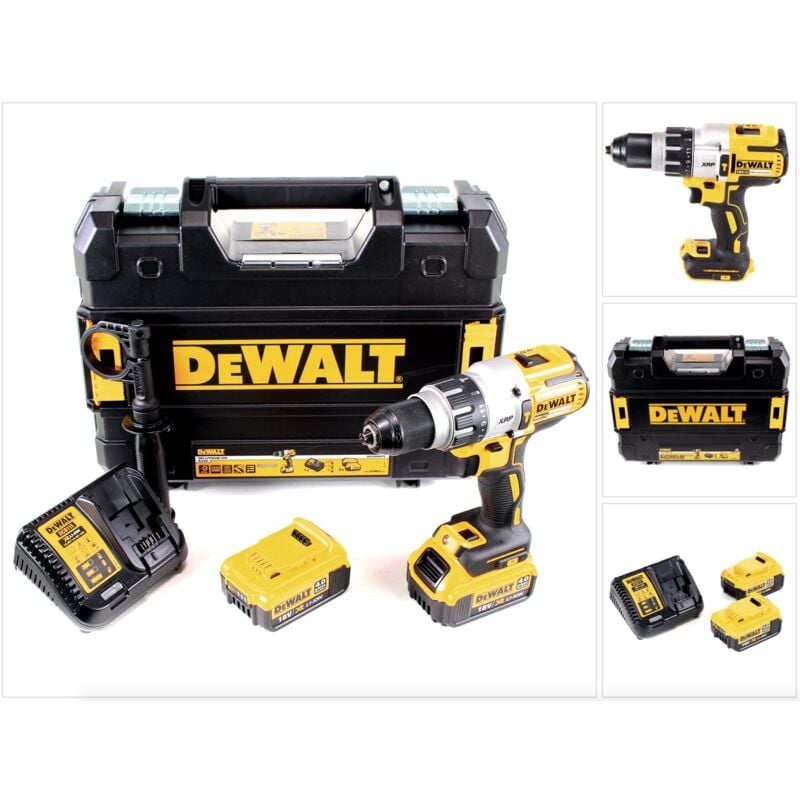 foto del prodotto dewalt dcd 996 m2 18 v trapano avvitatore a percussione a batteria in valigetta tstak 2x batterie 4,0 ah caricatore