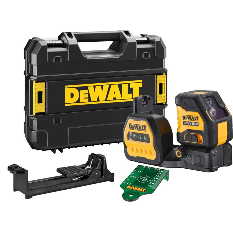 foto del prodotto dewalt dce088ng18 laser a linee incrociate, verde, 18v senza batteria e caricabatterie