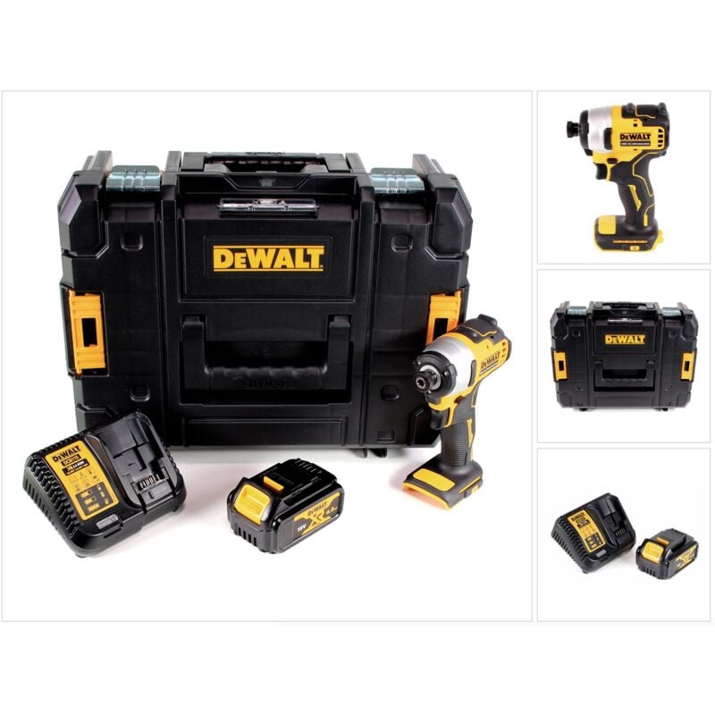 foto del prodotto dewalt dcf 809 m1t avvitatore ad impulsi a batteria 18v brushless 1x batteria 4,0 ah caricatore valigetta t-stak