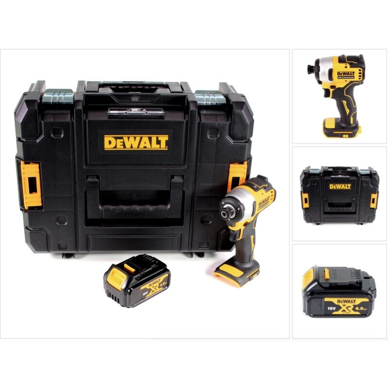 foto del prodotto dewalt dcf 809 nt avvitatore ad impulsi a batterie 18 v brushless in valigetta t-stak 1x batteria 4,0 ah - senza caricabatterie