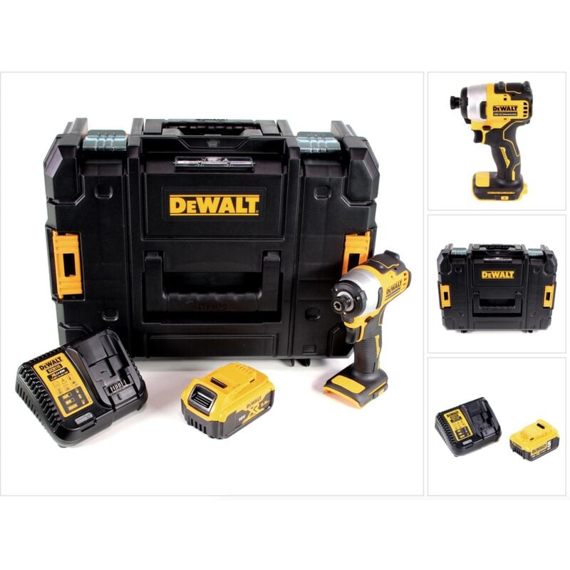 foto del prodotto dewalt dcf 809 p1t avvitatore ad impulsi a batteria 18v in valigetta t stak 1x batteria 5,0 ah caricabatterie