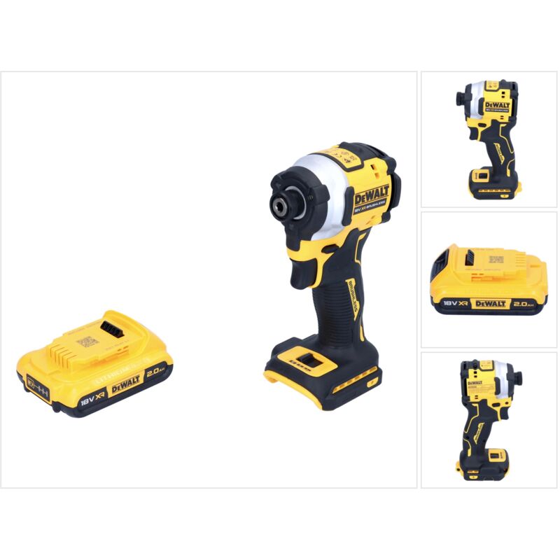 foto del prodotto dewalt dcf 850 n chiave a impulsi cordless 18 v 205 nm 1 4 brushless 1 batteria 2,0 ah senza caricabatterie