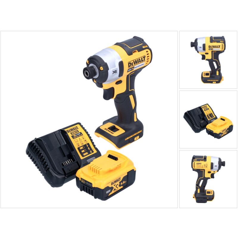 foto del prodotto dewalt dcf 887 p1 18 v 205 nm 1 4 avvitatore a impulsi senza spazzole 1x batteria 5,0 ah caricatore