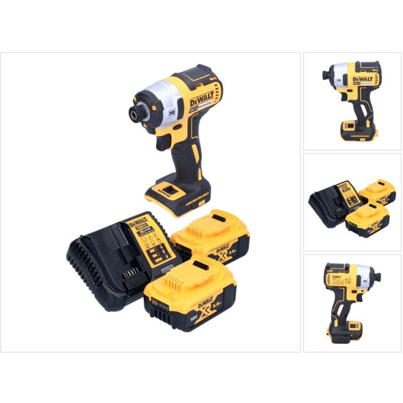 foto del prodotto dewalt dcf 887 p2 avvitatore a impulsi 18 v 205 nm 1 4 brushless 2x batteria 5,0 ah caricatore