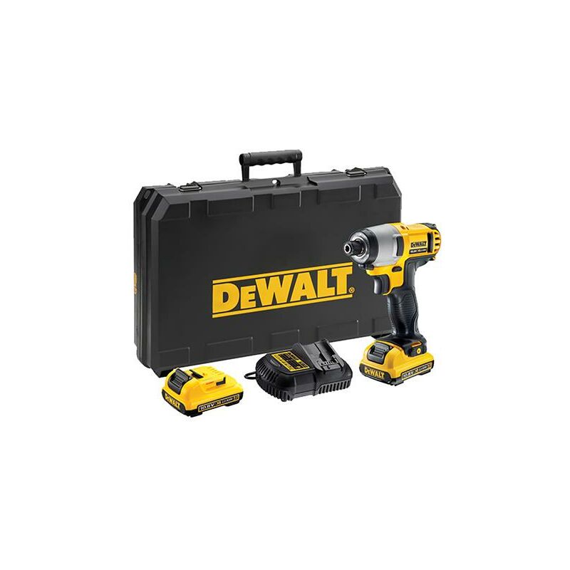 foto del prodotto dewalt dcf815d2 qw chiave a impulsi xr 10, 9 w, 10,8 v, nero e giallo, 1 4 .